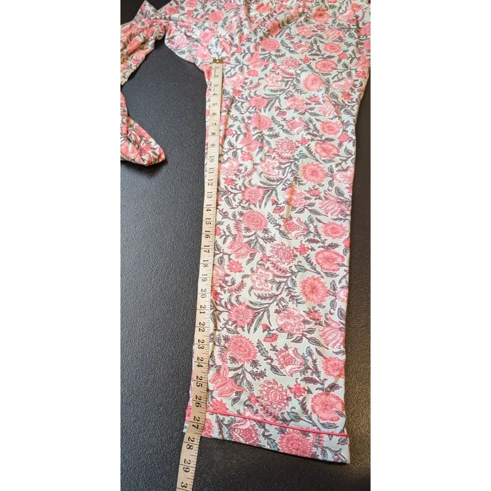 Flora Nikrooz Pajama Set Floral Pockets Comfy Lounge Wear Size Small